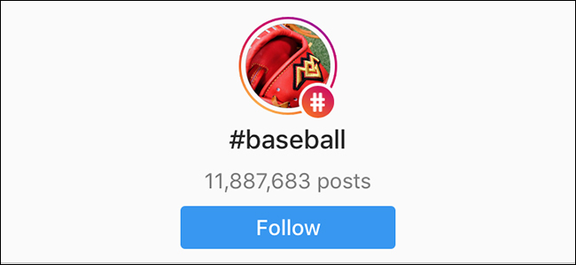 چگونه یک هشتگ را در Instagram دنبال کنم؟