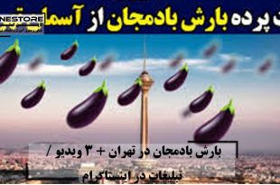 بارش بادمجان در تهران پشت پرده