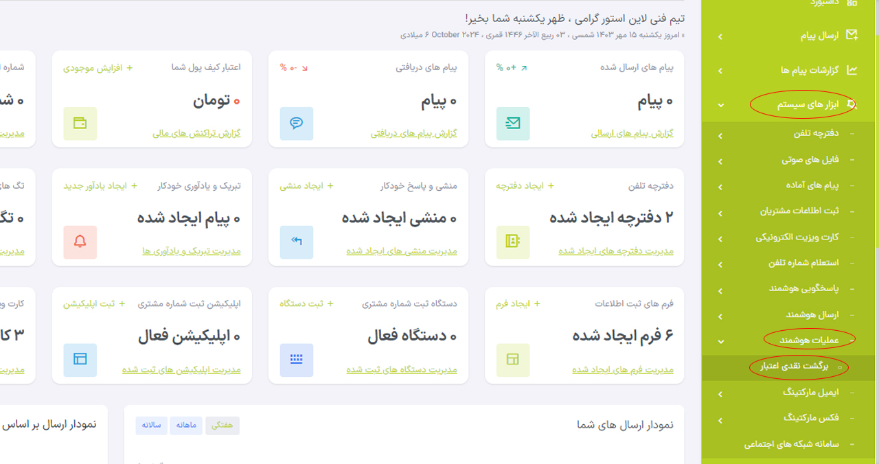 فعالسازی دستگاه لمسی ثبت شماره لاینکش بک لاین استور